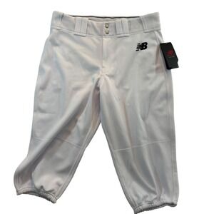New Balance Baseball Pants Mens Medium White Elastic Hem S2309JER920